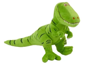 Duży pluszowy dinozaur 100cmx60cm zielony - Leantoys - Zabawki interaktywne dla dzieci - miniaturka - grafika 1