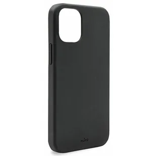 PURO ICON Anti-Microbial Cover - Etui iPhone 12 Mini z ochroną antybakteryjną (czarny) - Etui i futerały do telefonów - miniaturka - grafika 1