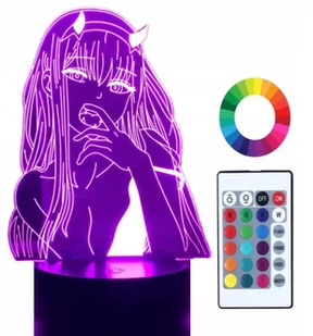 Lampka Nocna LED 3D Darling in the FranXX DarliFra - Lampy stojące - miniaturka - grafika 1