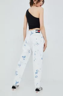 Spodnie damskie - Tommy Jeans jeansy damskie high waist - grafika 1