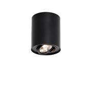 Lampy sufitowe - QAZQA Moderne plafondspot zwart draai- en kantelbaar AR70 - Rondoo Up - miniaturka - grafika 1
