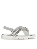 Buty dla dziewczynek - Primigi Sandały 3928800 D Srebrny - miniaturka - grafika 1