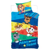 Pościel dla dzieci - Setino Pościel dziecięca "Psi Patrol" 140x200 70x90 niebieski - miniaturka - grafika 1