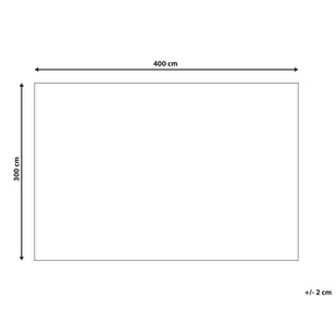 Dywan wełniany 300 x 400 cm beżowy DAGARI - Dywany - miniaturka - grafika 7