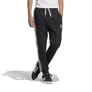 Adidas Spodnie dresowe Originals 3-Stripes DV2872 - czarne - Spodnie i spodenki dla dziewczynek - miniaturka - grafika 1