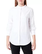 Bluzy damskie - BOSS Damska bluza C_Befelize_19 Blouse, White100, 36 (DE) - miniaturka - grafika 1