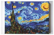 Malowanie po numerach - Gwiaździsta noc Vincent van Gogh Malowanie po numerach - miniaturka - grafika 1