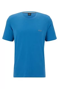 BOSS Męski T-shirt Mix & Match z logo, -420 Medium Blue, M - Koszulki męskie - miniaturka - grafika 1