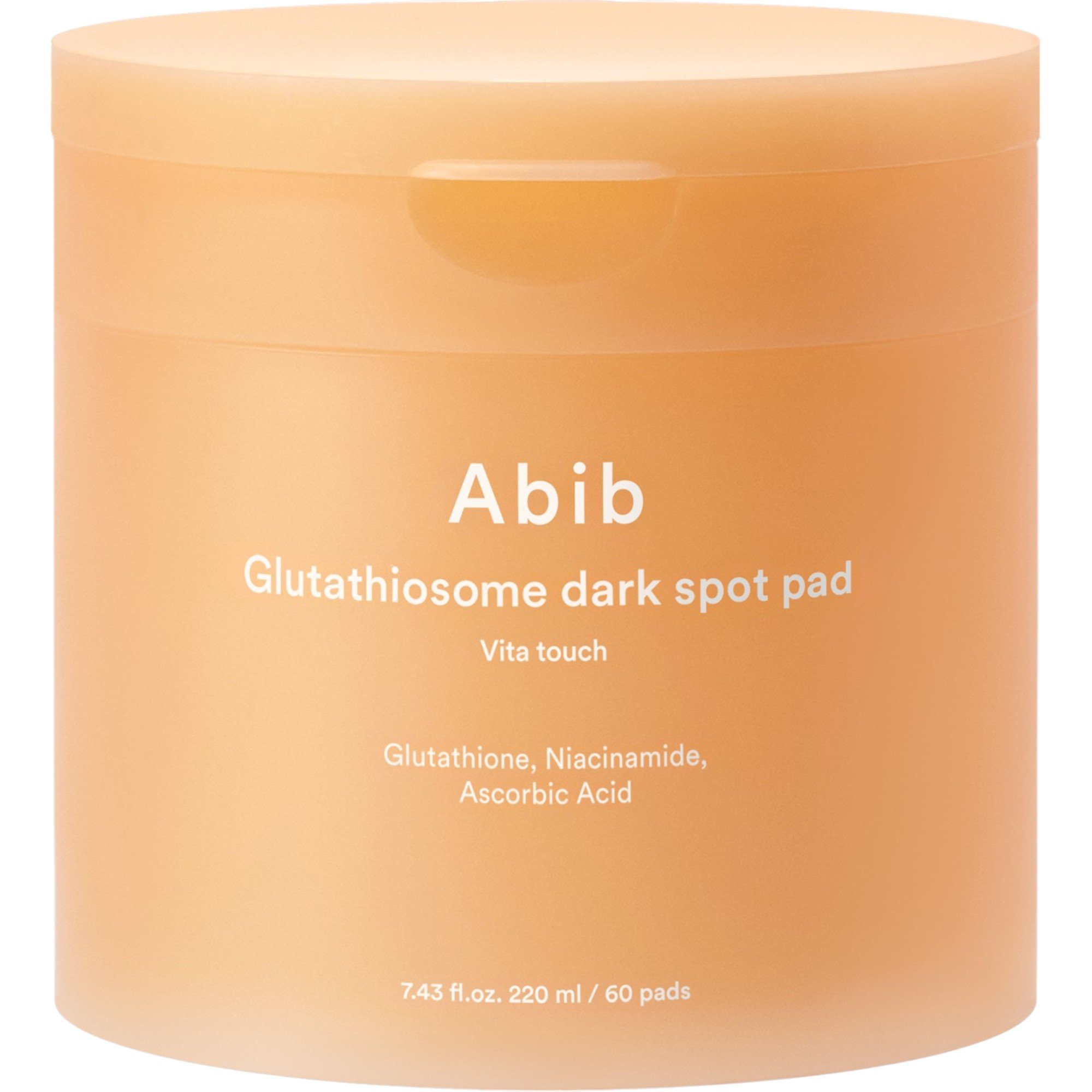 Abib Glutathiosome Dark Spot Pad Vita Touch, Rozjaśniające przebarwienia płatki do twarzy