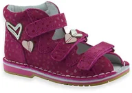Buty dla dziewczynek - Dziewczęce kapcie profilaktyczne Bartek 8550065 Różowe - miniaturka - grafika 1