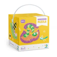 Puzzle - Duże Puzzle 6w1 Zwierzęta Leśne 2 3 4 Elementy - miniaturka - grafika 1