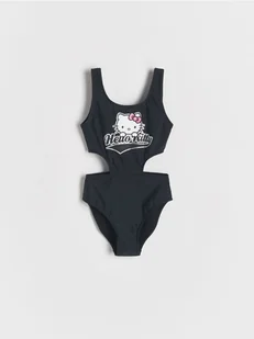 Reserved - Strój kąpielowy jednoczęściowy Hello Kitty - czarny - Stroje kąpielowe dla dziewczynek - miniaturka - grafika 1