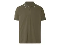 Koszulki męskie - esmara Men Koszulka polo męska, pikowana (Zielony, M (48/50)) - miniaturka - grafika 1