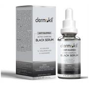 Serum do twarzy - Dermokil Anti Blemish Active Charcoal Black Serum serum do twarzy przeciw przebarwieniom z węglem aktywnym 30ml - miniaturka - grafika 1