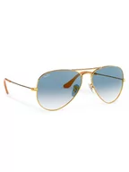 Okulary przeciwsłoneczne - Aviator Ray-Ban Okulary przeciwsłoneczne Large Metal 0RB3025 001/3F Złoty - miniaturka - grafika 1