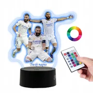 Lampy pozostałe - Lampka Na Biurko UV Piłkarz Karim Benzema PLEXIDO - miniaturka - grafika 1