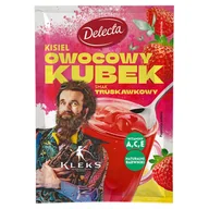 Kisiel - Delecta Kleks Owocowy Kubek Kisiel smak truskawkowy 30 g - miniaturka - grafika 1