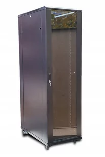 ExtraLink 42U 800X800 stojąca szafa rack czarna - Szafy rack - miniaturka - grafika 2