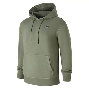 Bluza New Balance MT23602DON - zielona - Bluzy sportowe męskie - miniaturka - grafika 1