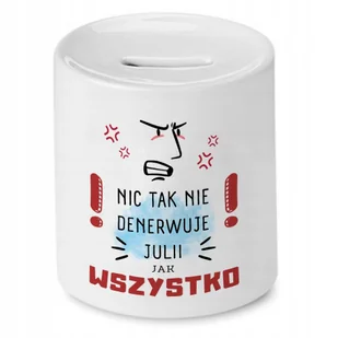Skarbonka Dla Juli Julki na Urodziny na Prezent z Nadrukiem ze Zdjęciem + Opakowanie na prezent (wzór 04) - Skarbonki Skarbonka Dla Juli Julki na Urodziny na Prezent z Nadrukiem ze Zdjęciem + Opakowanie na prezent (wzór 04) - Skarbonki - miniaturka - grafika 1