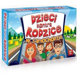 NetMedia Dzieci kontra rodzice: w samochodzie - Gry planszowe - miniaturka - grafika 1