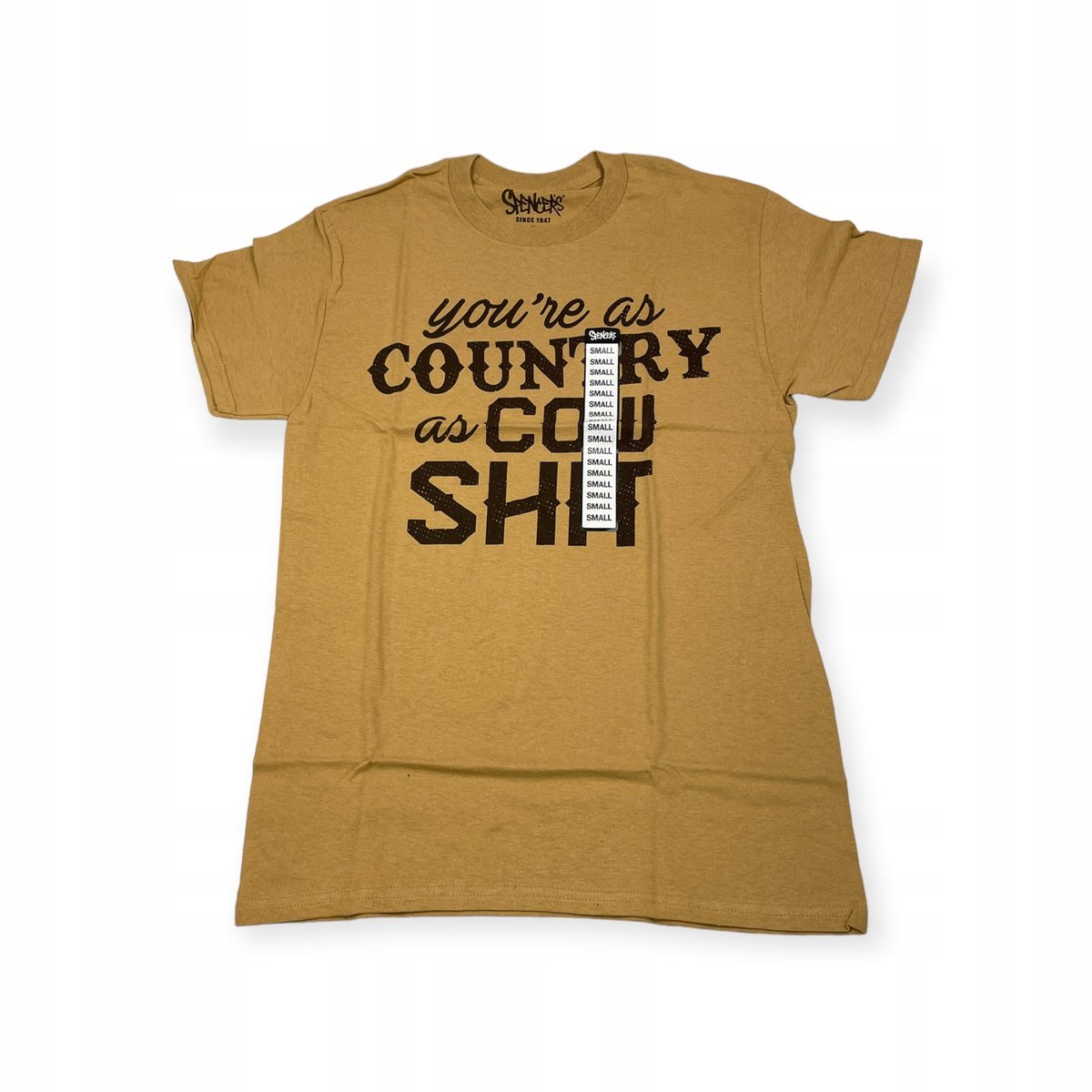 Koszulka T-shirt męski okrągły dekolt SPENCER'S NADRUK S