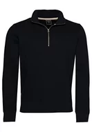 Bluzy męskie - Superdry Jersey Henley Bluza męska, Eclipse Navy, L - miniaturka - grafika 1
