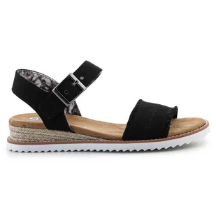 Buty Sandały Skechers Espadryle Bobs Adobe Princess 113541-BLK czarne - Sandały damskie - miniaturka - grafika 1