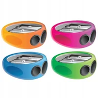 Przybory szkolne - TEMPERÓWKA PODWÓJNA GUMKA TETIS MIX KOLORÓW - 1szt. - miniaturka - grafika 1