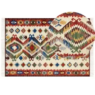 Dywany - Dywan wełniany kilim 200 x 300 cm wielokolorowy AREVIK - miniaturka - grafika 1