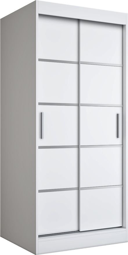 Elior Biała dwudrzwiowa szafa przesuwna - Livia 2X