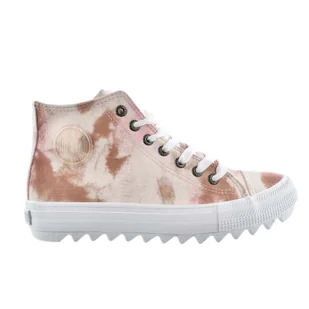 Trampki damskie BIG STAR LL274048 beżowe/nude - Trampki damskie - miniaturka - grafika 1