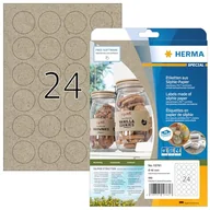 Etykiety samoprzylepne i bloki etykiet - Herma HERMA Etiketten Silphie A4 20 Blatt 40mm Rund - miniaturka - grafika 1