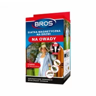 Moskitiery - Bros siatka na drzwi magnetyczna 100x220 Czarna - miniaturka - grafika 1