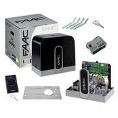 Zestawy do bram - FAAC Zestaw CYCLO C720 24V BASIC do bram przesuwnych do 400 kg - miniaturka - grafika 1