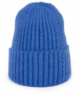 Czapki damskie - Angorowa ciepła wywijana czapka beanie unisex Soft moments cz23214-4 - miniaturka - grafika 1