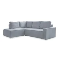 Narożniki - Jasnoszary sztruksowy rozkładany narożnik (lewostronny) Brave Dave – Miuform - miniaturka - grafika 1