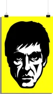 Plakaty - Plakat Al Pacino - Plakat filmowy - Plakat Scarface - Plakat abstrakcyjny - 61x91cm - Idealny do oprawienia w ramę - miniaturka - grafika 1