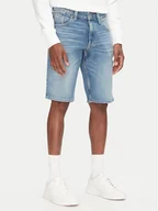 Spodenki męskie - Tommy Jeans Szorty jeansowe Ronnie DM0DM21331 Niebieski Regular Fit - miniaturka - grafika 1
