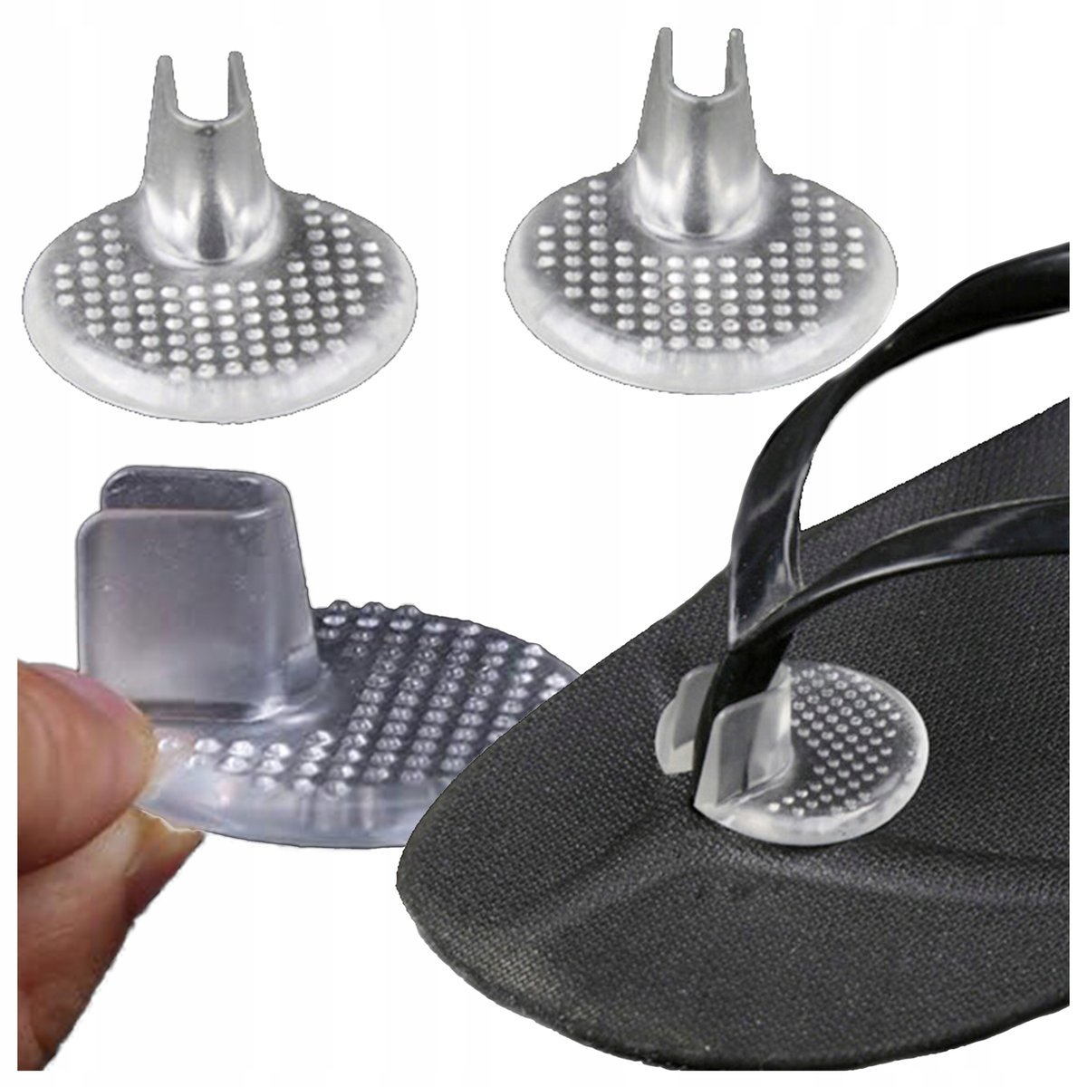 OSŁONKI ŻELOWE DO JAPONEK Wkładki Półwkładki Ochrona Otarcia Odciski Palca