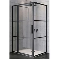 Kabiny prysznicowe - Riho Grid GB203 kabina prysznicowa 120x80 cm prostokątna czarny mat/szkło Grid G004019121 - miniaturka - grafika 1