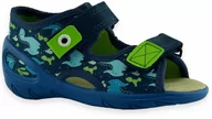 Buty dla chłopców - Kapcie/sandałki dla chłopca dinozaury Befado 065P163 Sunny - miniaturka - grafika 1