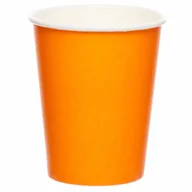 Dekoracje i nakrycia stołu na imprezę - Pomarańczowe jednokolorowe - Kubeczki 237ml 8 sztuk - miniaturka - grafika 1