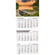 Kalendarze - Crux Kalendarz trójdzielny 2022 MAZURY /GM-202-T11-BIAŁY/ CRU050 - miniaturka - grafika 1