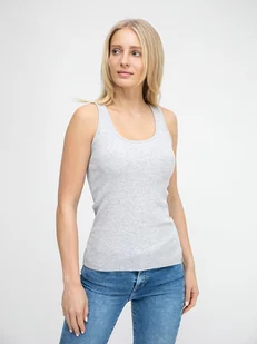 BIG STAR Top w kolorze szarym - Koszulki i topy damskie - miniaturka - grafika 1