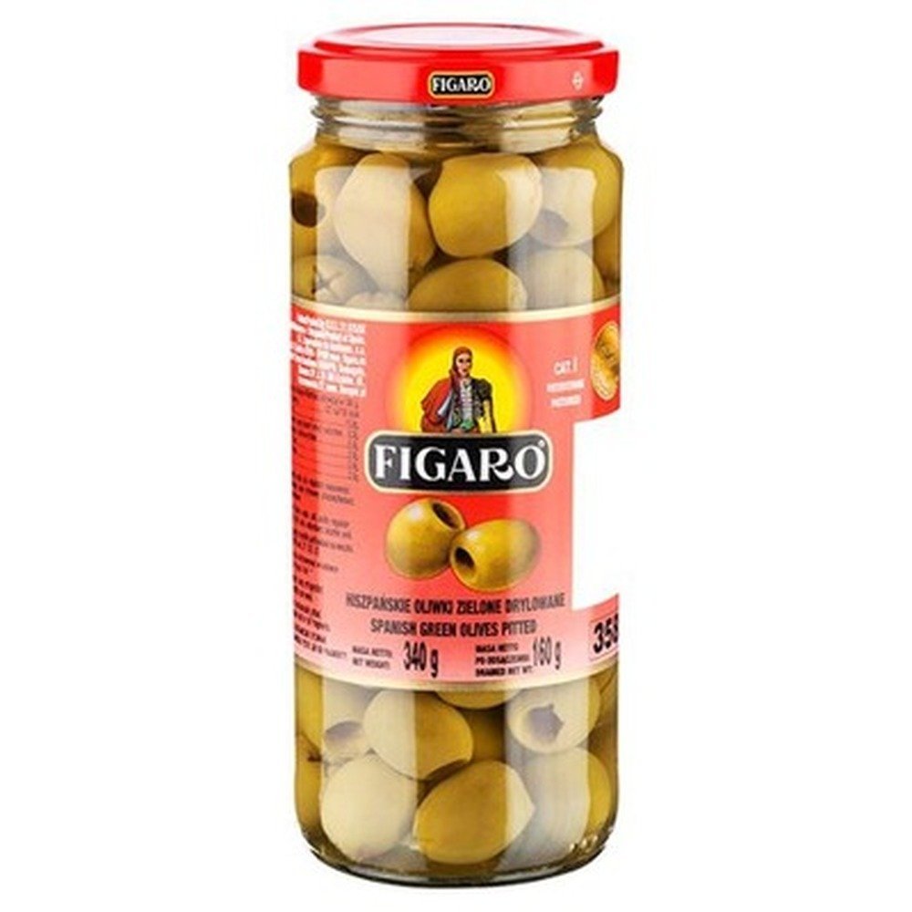 Oliwki zielone drylowane Figaro 920 g