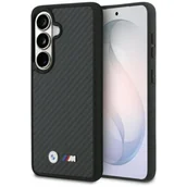 Etui i futerały do telefonów - Etui BMW M Kevlar Logo MagSafe do Samsung Galaxy S26 Czarny - miniaturka - grafika 1