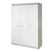 Szafy i szafki dla dzieci - Biała szafa dziecięca w dekorze dębu 131x190 cm Julia – Roba - miniaturka - grafika 1