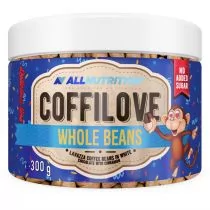 ALLNUTRITION ALLNUTRITION Coffilove Whole Beans Lavazza Coffee Beans In White Chocolate With Cinnamon 300g - Batony proteinowe - miniaturka - grafika 1