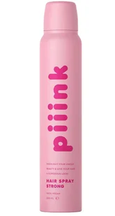 Piiink Beauty, Hairspray Strong, mocny lakier do włosów, 200ml - Kosmetyki do stylizacji włosów Piiink Beauty, Hairspray Strong, mocny lakier do włosów, 200ml - Kosmetyki do stylizacji włosów - miniaturka - grafika 1